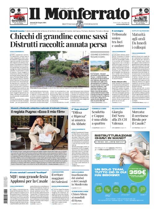 Il Monferrato - Edizione 49 del 25/06/2024